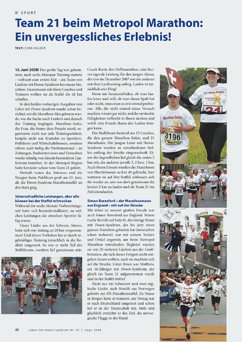 DownSyndrom Heft 59 September 2008