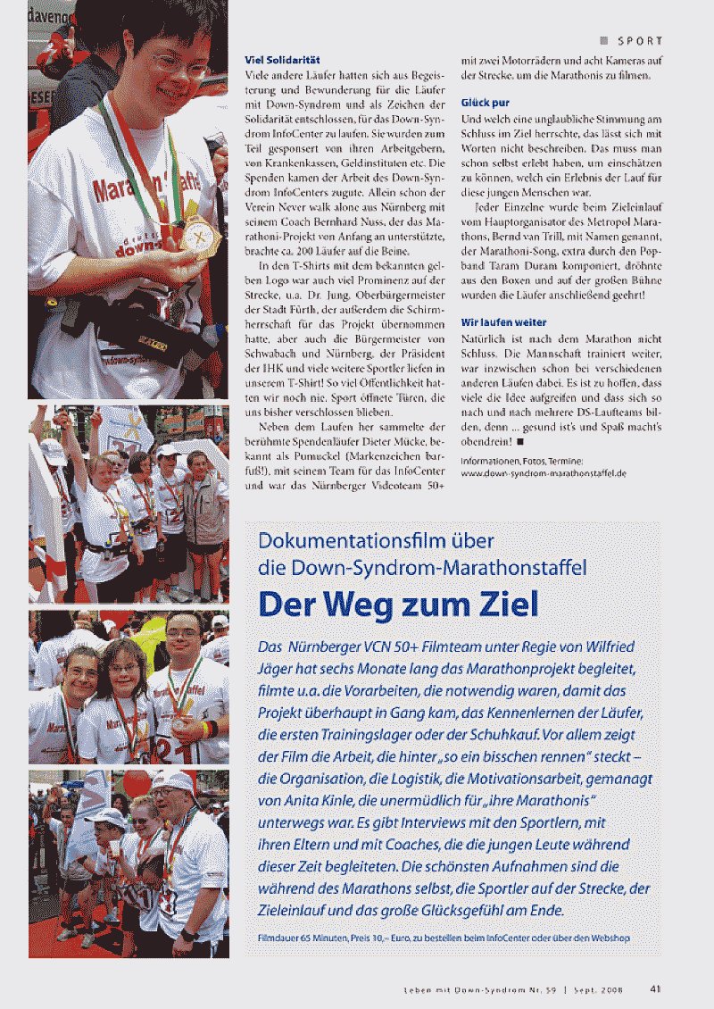 DownSyndrom Heft 59 September 2008